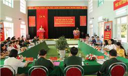 Ban CHQS huyện Chi Lăng tọa đàm nâng cao nhận thức, trách nhiệm của quân nhân đối với bản thân, gia đình, đồng đội và đơn vị